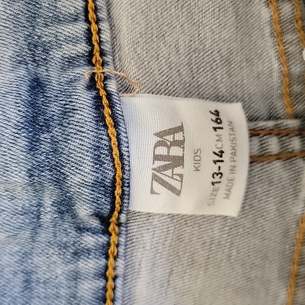 3/$15 Zara Kids | Distressed Destroyed Light Wash Skinny Jeans Size 13… - Picture 5 of 5